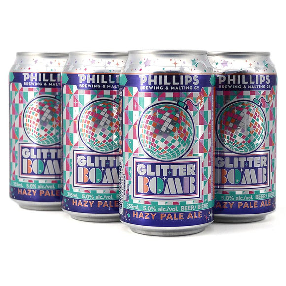 PHILLIPS GLITTER BOMB HAZY PALE ALE 6 CAN