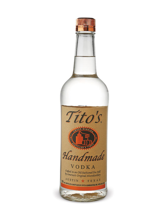 TITOS HANDMADE VODKA 750 ML